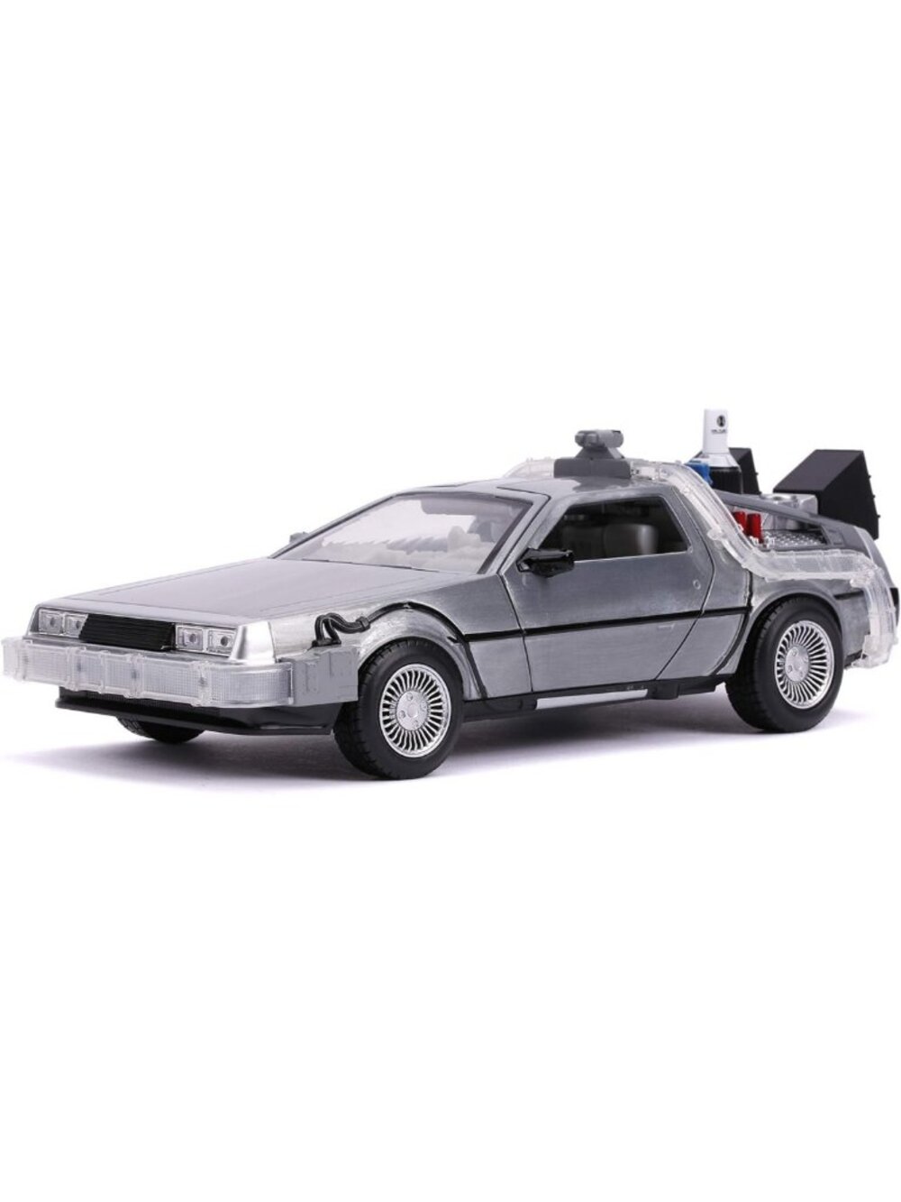 Die-Cast Time Machine Car with Light Up Feature - Back to the Future Collectible